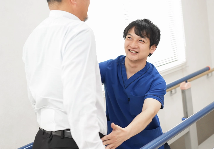 入院・外来・訪問リハビリのイメージ